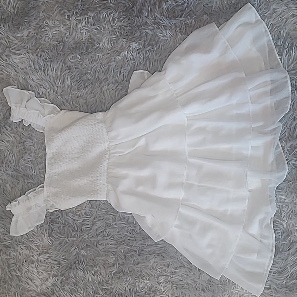 New Collection White mini dress